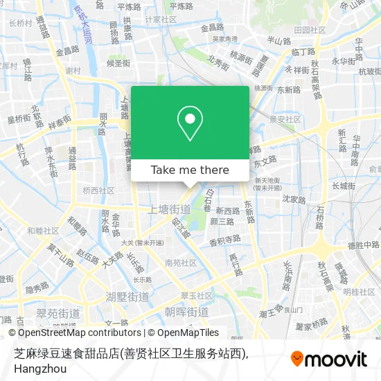 芝麻绿豆速食甜品店(善贤社区卫生服务站西) map