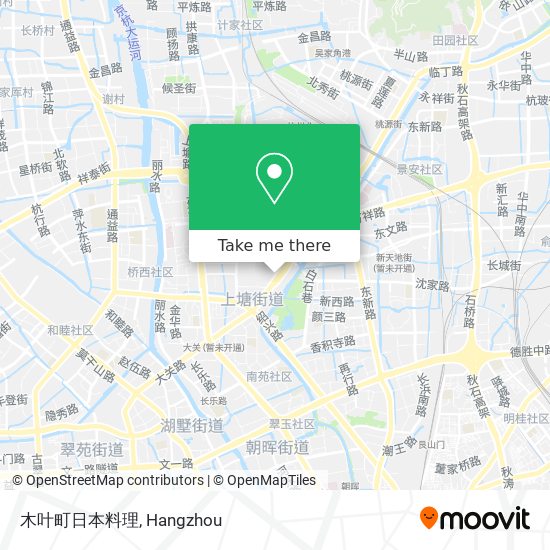 木叶町日本料理 map