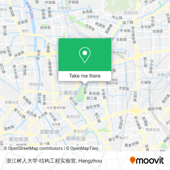 浙江树人大学-结构工程实验室 map