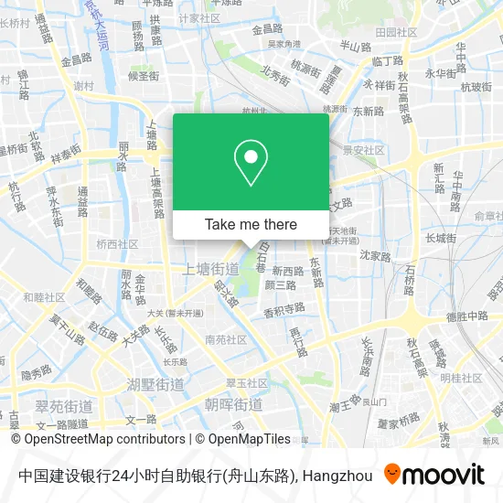中国建设银行24小时自助银行(舟山东路) map