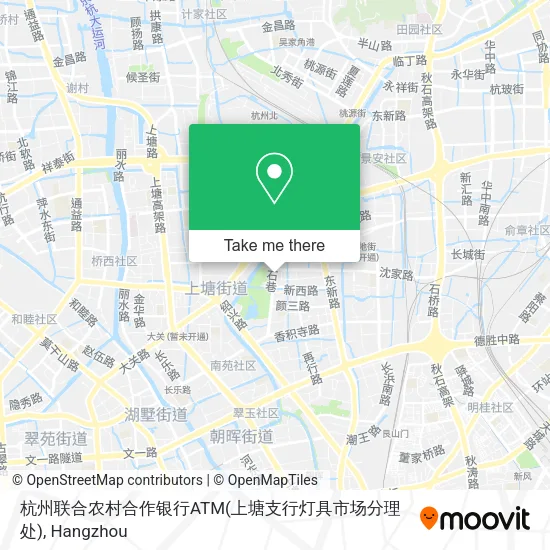 杭州联合农村合作银行ATM(上塘支行灯具市场分理处) map