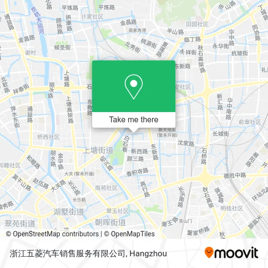 浙江五菱汽车销售服务有限公司 map