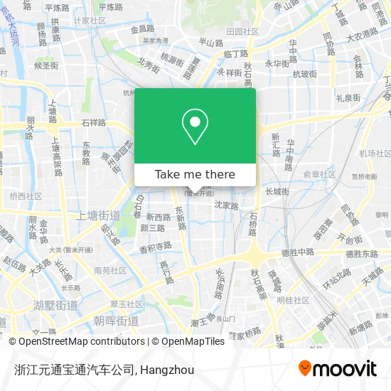 浙江元通宝通汽车公司 map