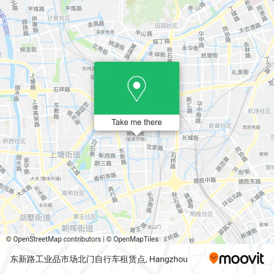 东新路工业品市场北门自行车租赁点 map