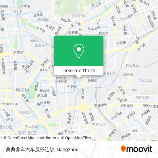 典典养车汽车服务连锁 map