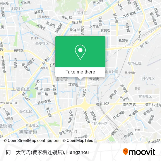 同一大药房(费家塘连锁店) map
