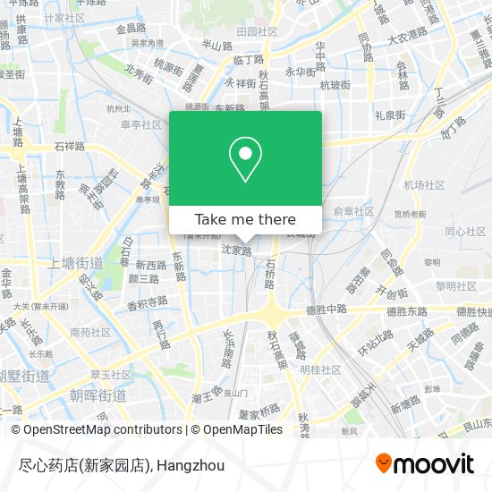 尽心药店(新家园店) map