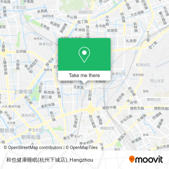 和也健康睡眠(杭州下城店) map