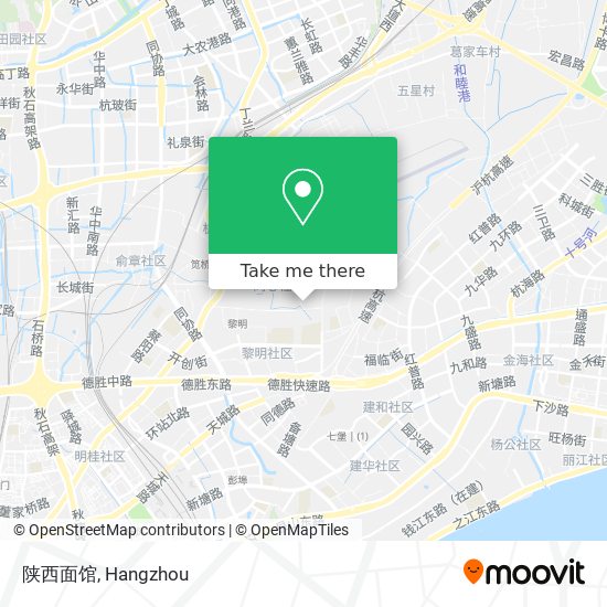 陕西面馆 map