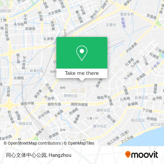 同心文体中心公园 map