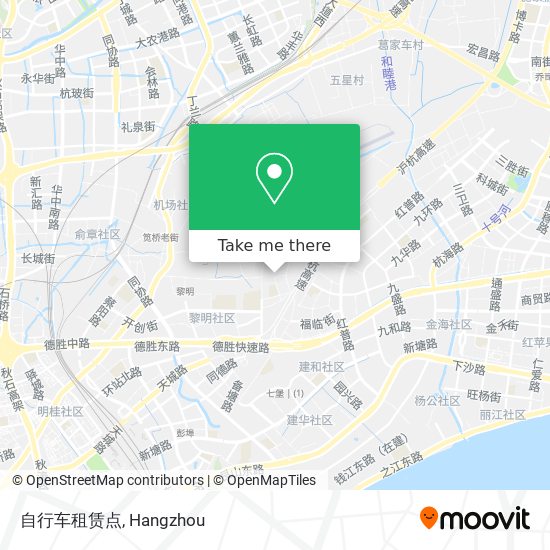 自行车租赁点 map