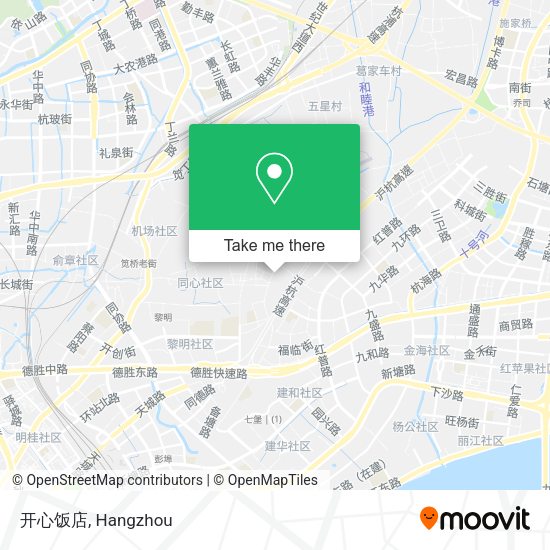 开心饭店 map