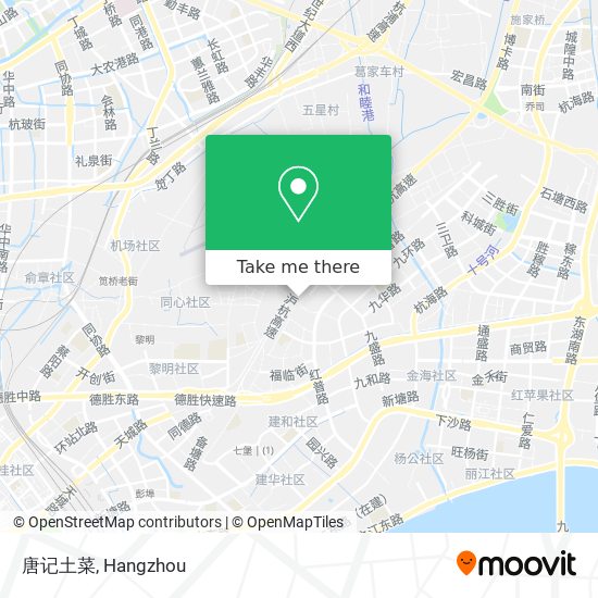 唐记土菜 map