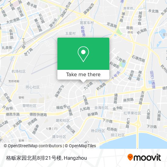 格畈家园北苑8排21号楼 map