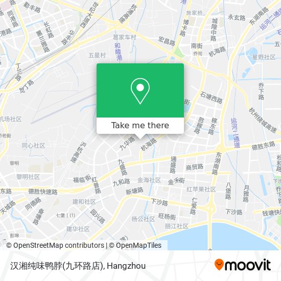 汉湘纯味鸭脖(九环路店) map