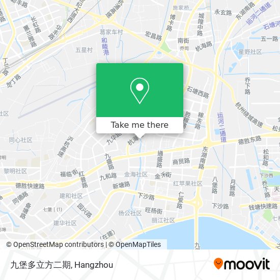 九堡多立方二期 map