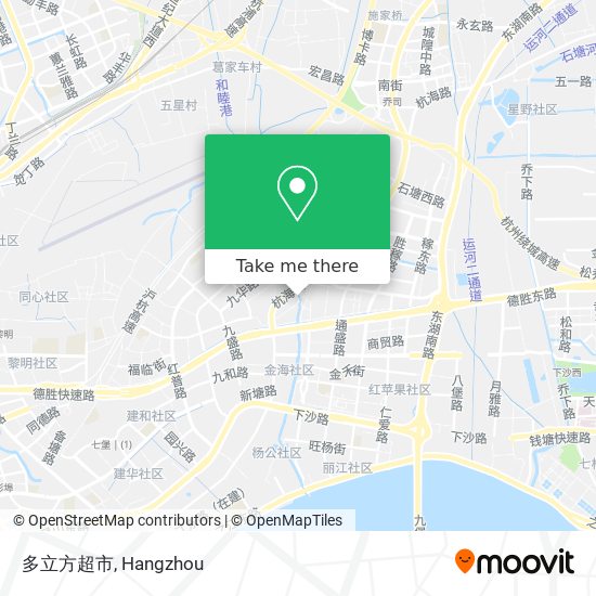 多立方超市 map