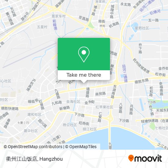 衢州江山饭店 map