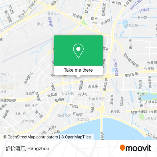 舒怡酒店 map