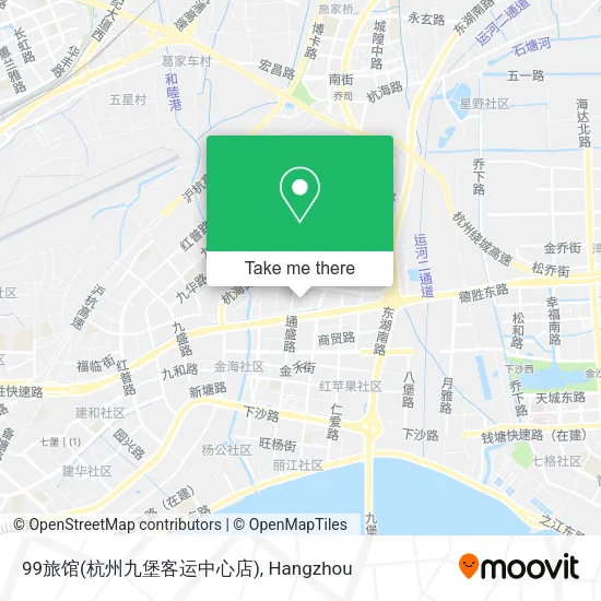 99旅馆(杭州九堡客运中心店) map