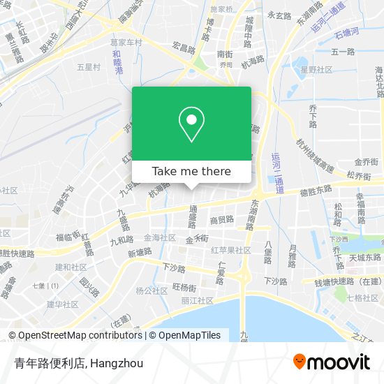 青年路便利店 map
