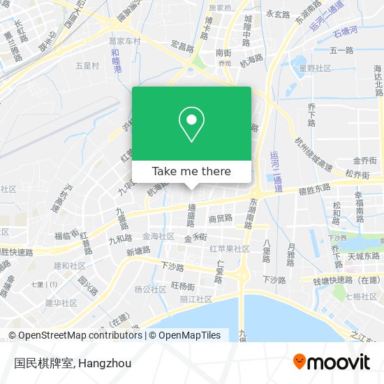 国民棋牌室 map