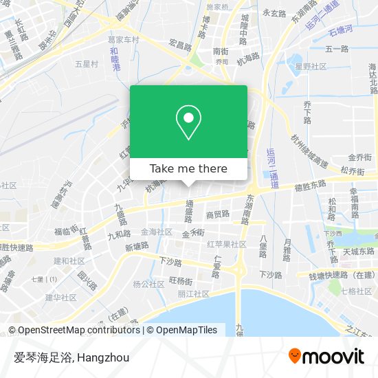 爱琴海足浴 map