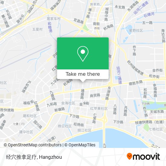 经穴推拿足疗 map