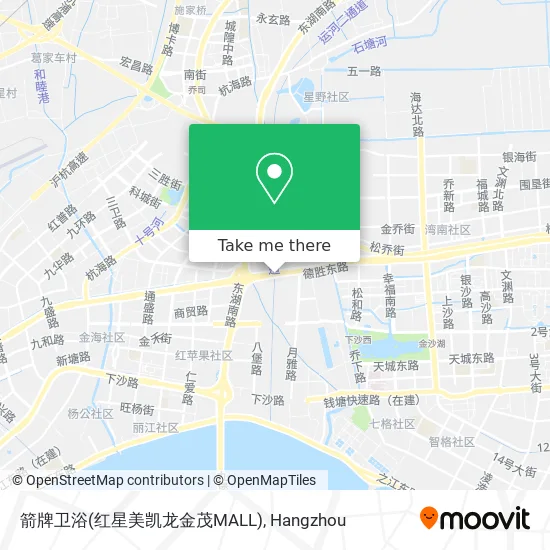 箭牌卫浴(红星美凯龙金茂MALL) map