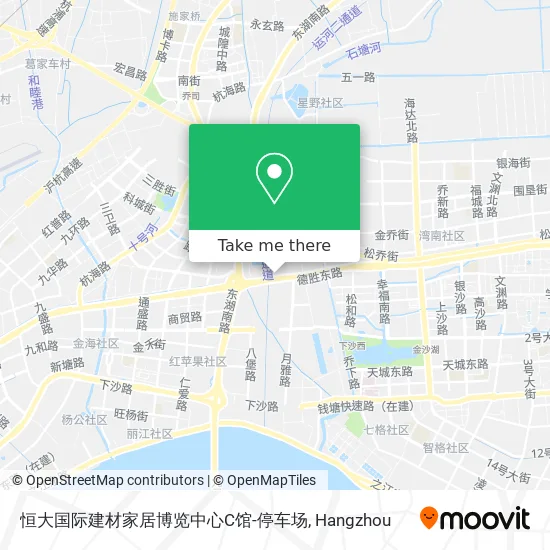 恒大国际建材家居博览中心C馆-停车场 map