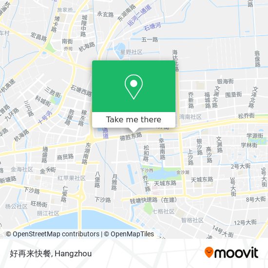 好再来快餐 map