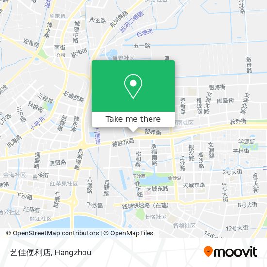 艺佳便利店 map