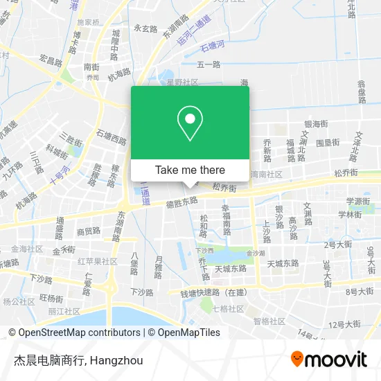 杰晨电脑商行 map