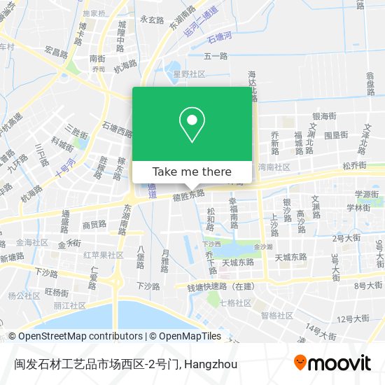 闽发石材工艺品市场西区-2号门 map