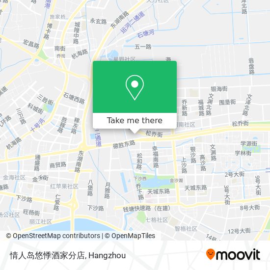 情人岛悠悸酒家分店 map