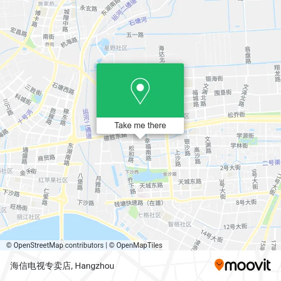 海信电视专卖店 map