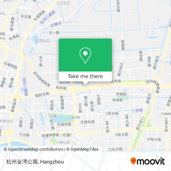 杭州金湾公寓 map