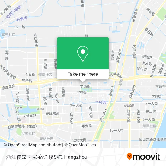 浙江传媒学院-宿舍楼S栋 map