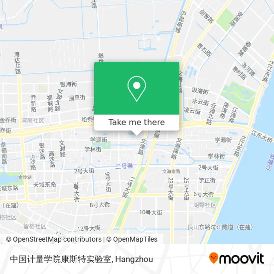 中国计量学院康斯特实验室 map