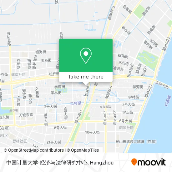 中国计量大学-经济与法律研究中心 map