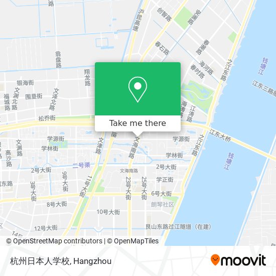 杭州日本人学校 map