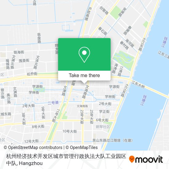 杭州经济技术开发区城市管理行政执法大队工业园区中队 map