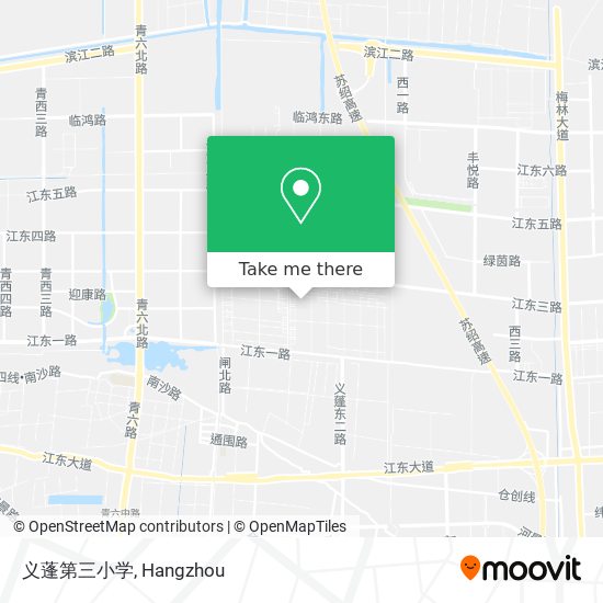 义蓬第三小学 map