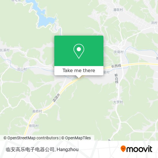 临安高乐电子电器公司 map