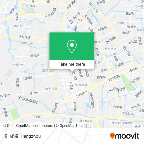 陆板桥 map