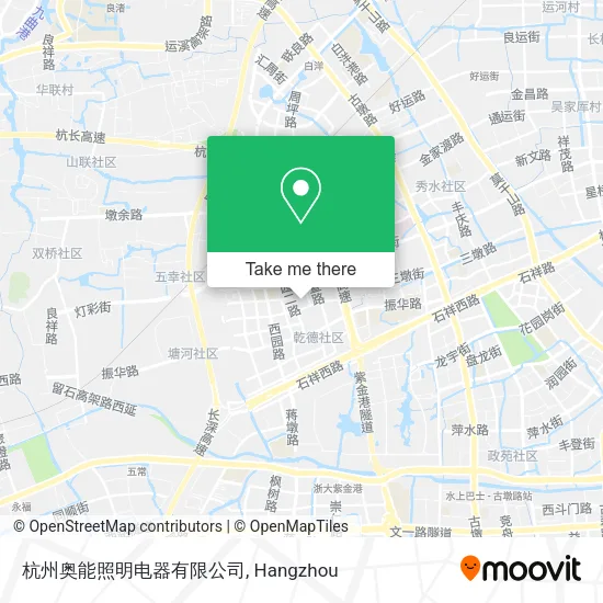 杭州奥能照明电器有限公司 map