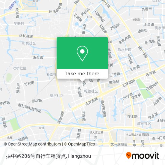 振中路206号自行车租赁点 map