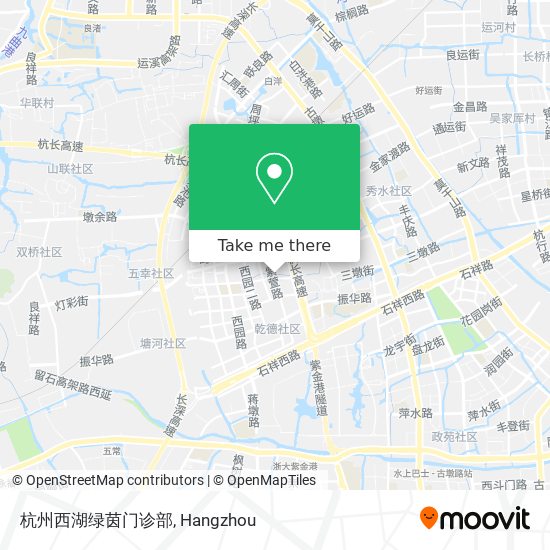 杭州西湖绿茵门诊部 map