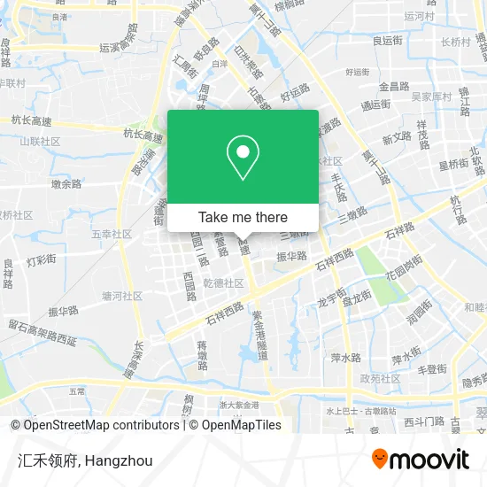 汇禾领府 map