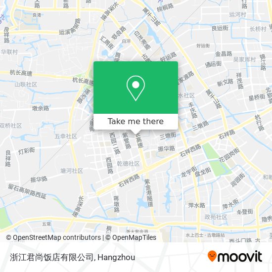 浙江君尚饭店有限公司 map